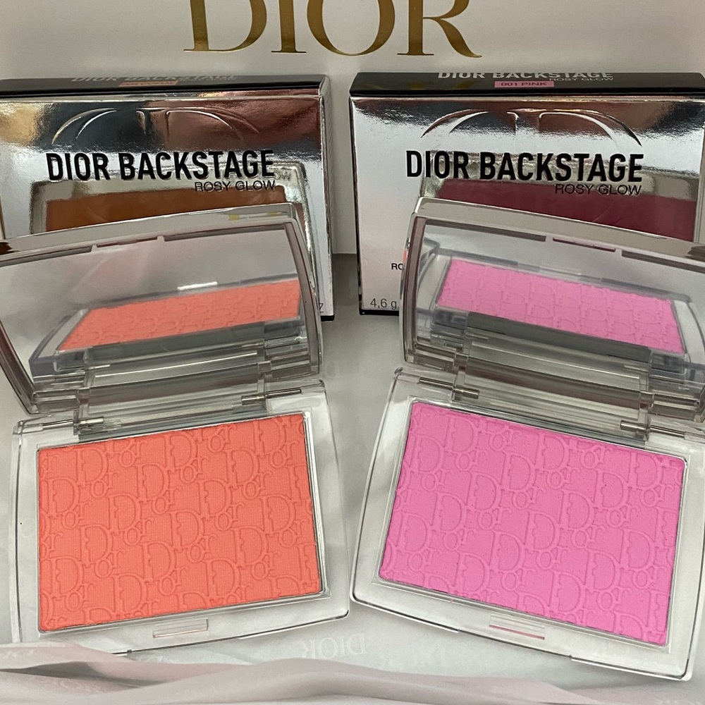 DIOR Blush Rosy Glow in Pink 001 & Coral 004